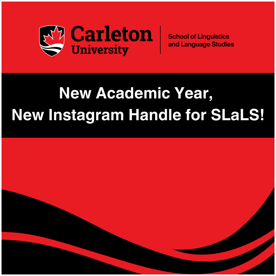 New Instagram Account for SLaLS - School of Linguistics and Language ...