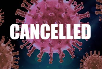 COVID-19 molecules with the word 