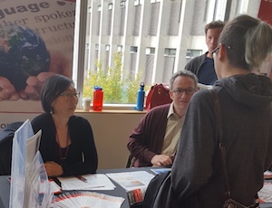 Kumiko, Mike and Lev speak to prospective students