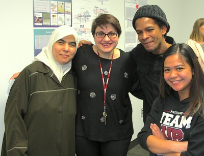 Genan, Eva, Pablo, and Chareena