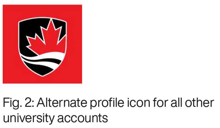 Carleton University logo with red background