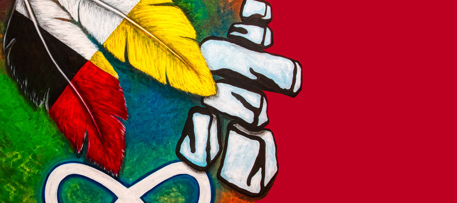 Art Installation by Claudia Salguero at the School of Social Work, Carleton University, in Ottawa, Ontario.