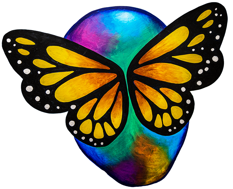 Original mural by Claudia Salguero, 2020. 