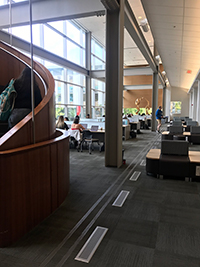 A photo of MacOdrum Library at Carleton University