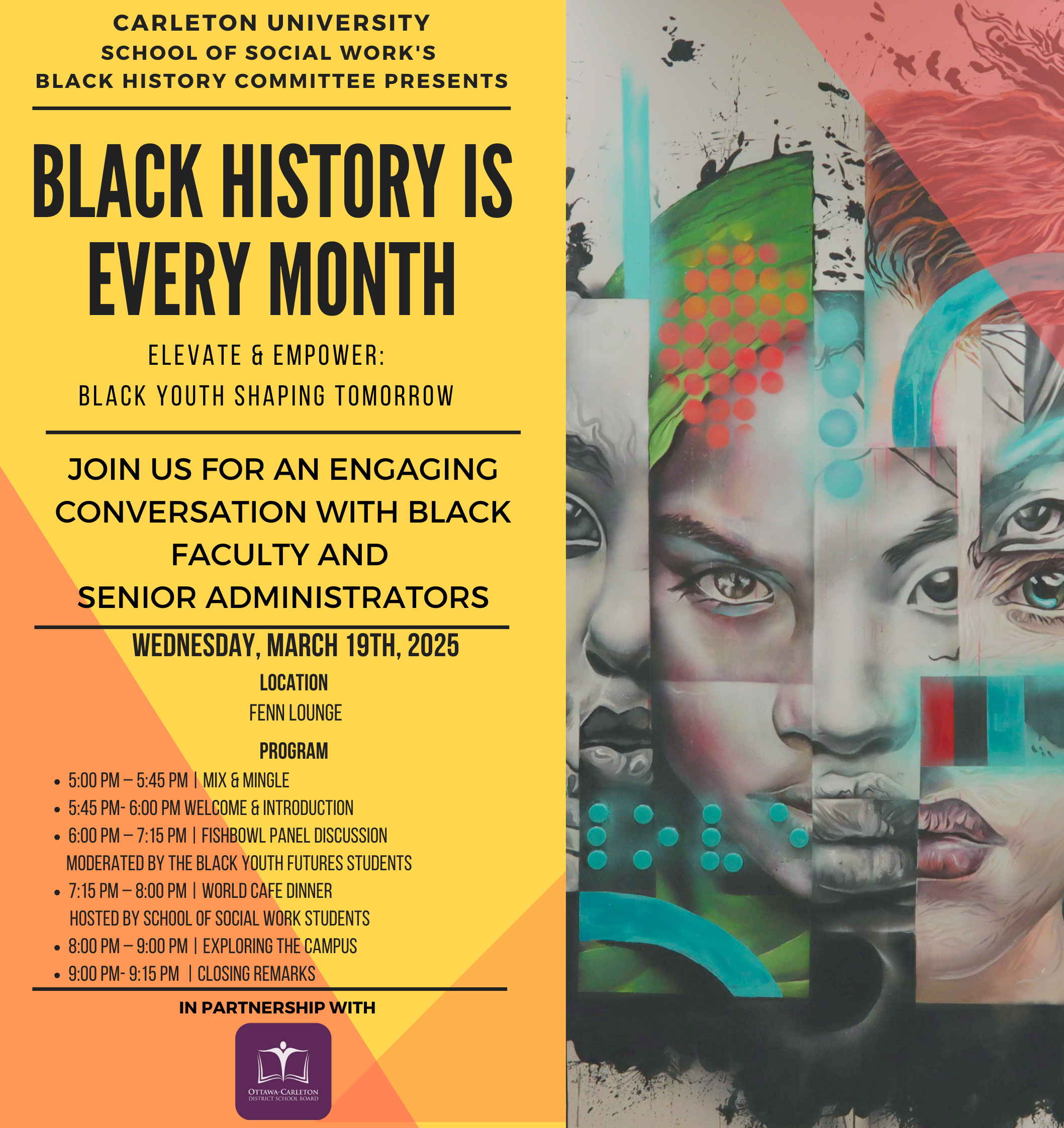 poster: Black History is Every Month.