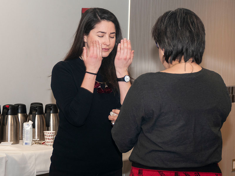 Photo taken during the Indigenous Meal held at Dunton Tower on Jan. 27, 2020.