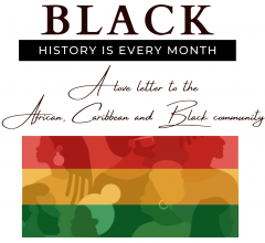 flyer celebrate Black History Month