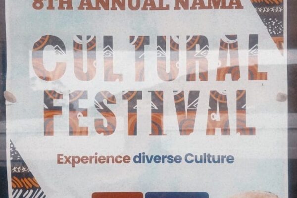 Image of a promotional flyer for the Nama Cultural Festival.