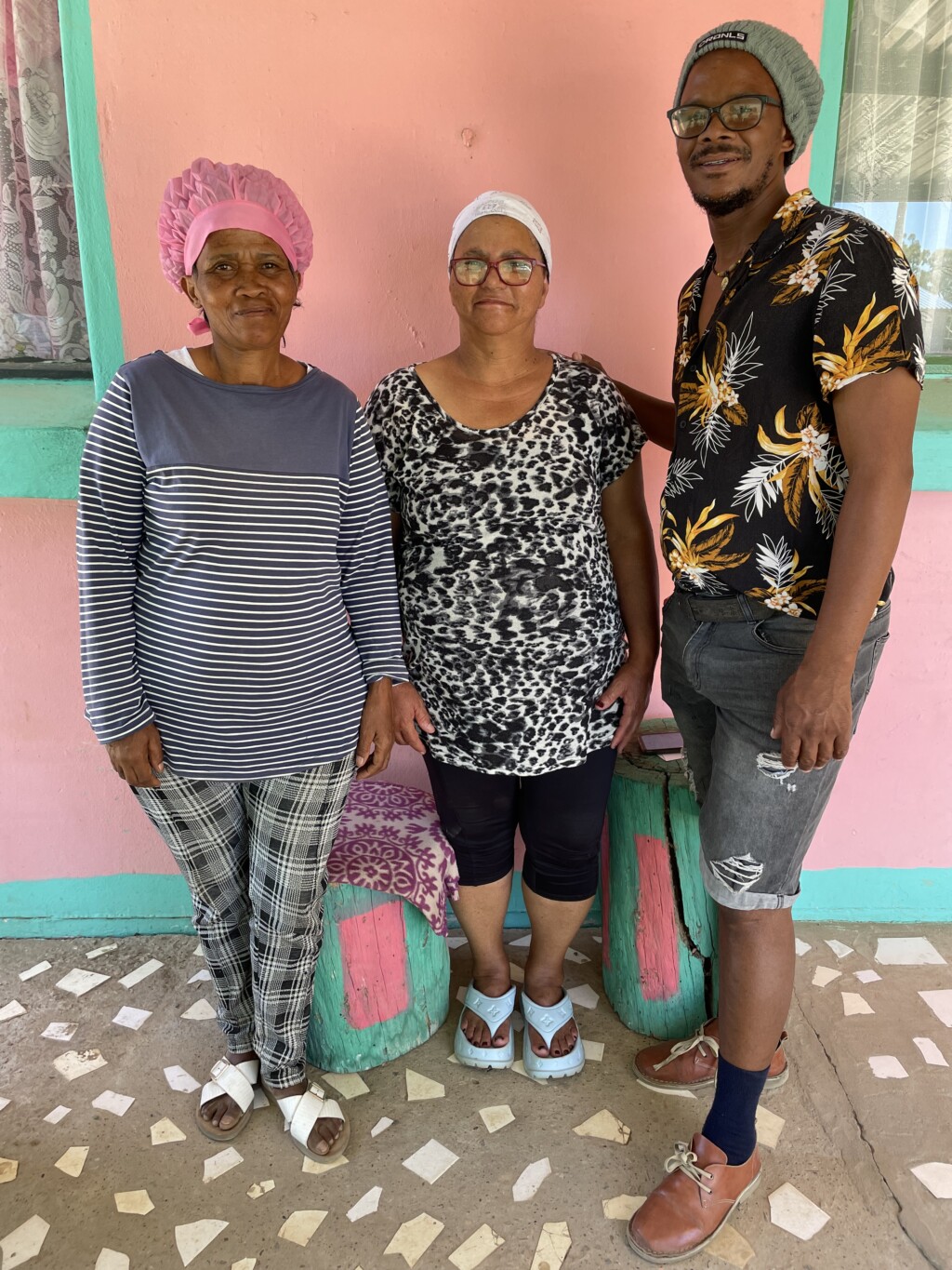 Van Wyk and Assegaai with Boetles Gewers and Lyndsey Copeland