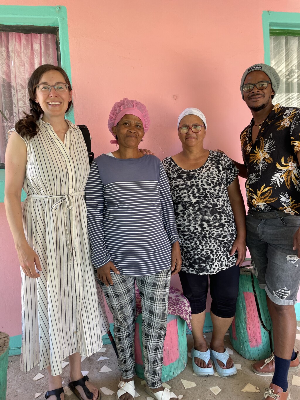 Van Wyk and Assegaai with Boetles Gewers and Lyndsey Copeland