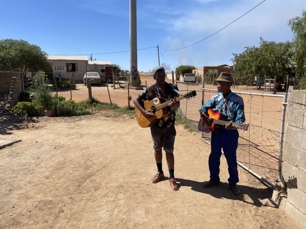 Noag Witbooi with Boetles Gewers