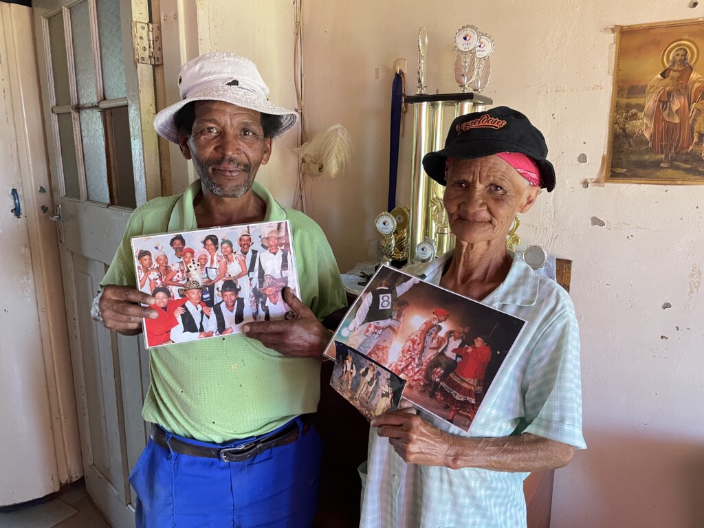 Ms Hettie Witbooi with Gert Witbooi