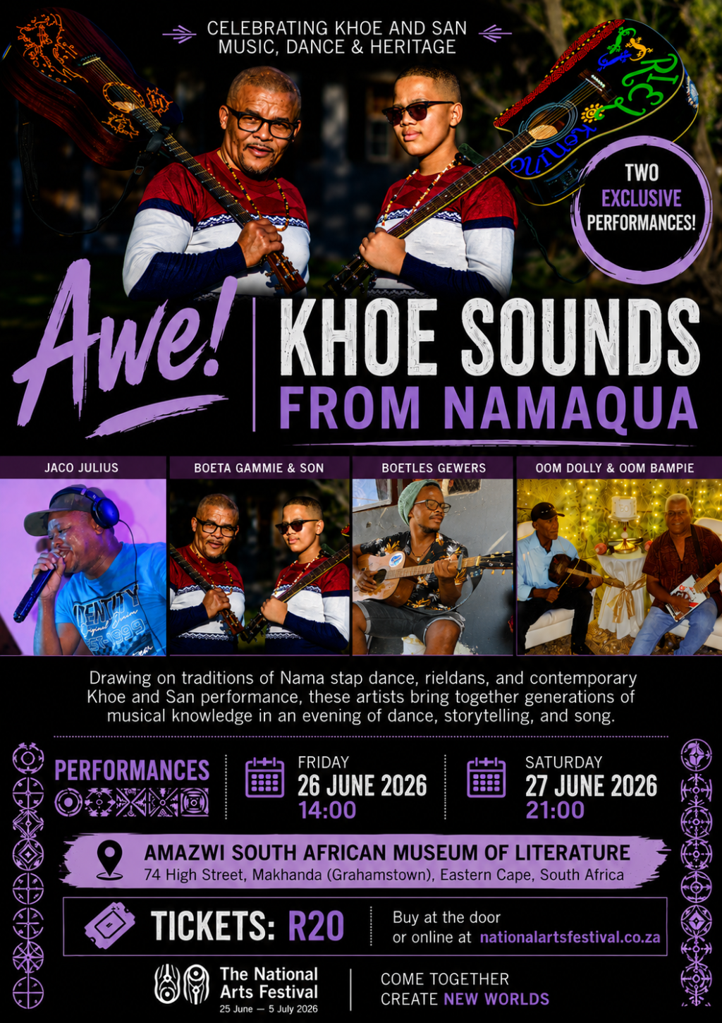NAF concert flyer