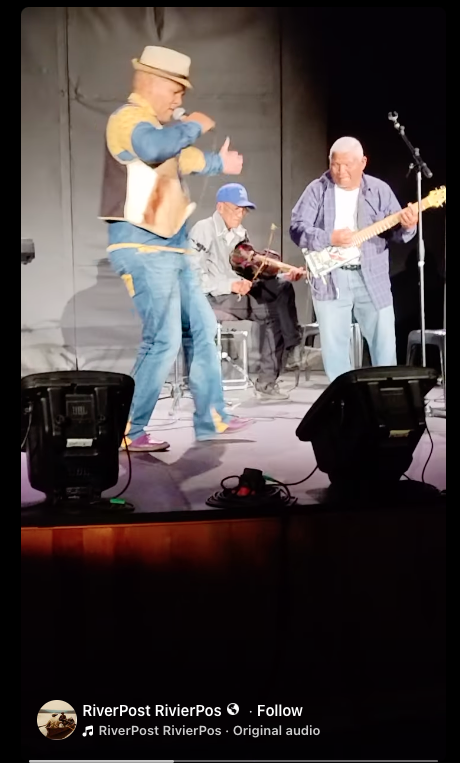 Boeta Gammie on stage