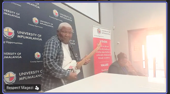Screenshot of panel presentation.
