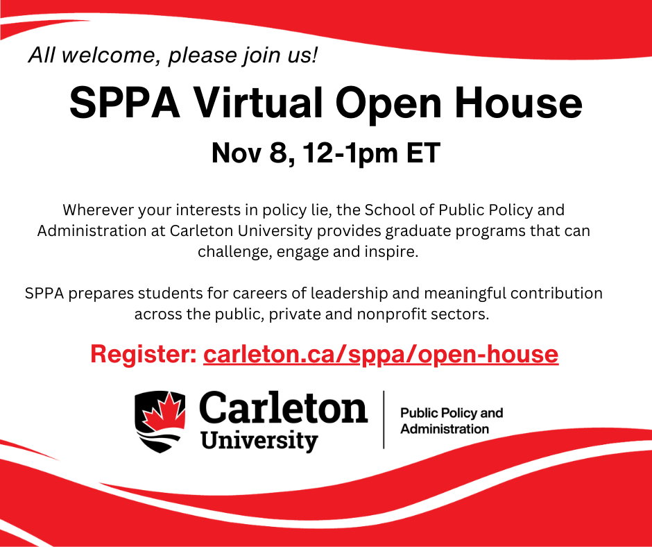 SPPA Virtual Open House poster