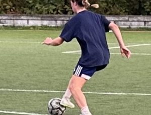 Image of 2023 Stoney Cup: Player controlling the soccer ball
