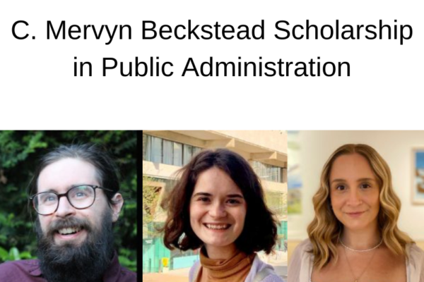 2022 C. Mervyn Beckstead Scholarship in Public Administration