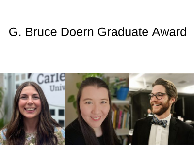 2022 G. Bruce Doern Graduate Award
