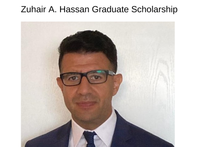 2022 Zuhair A. Hassan Graduate Scholarship