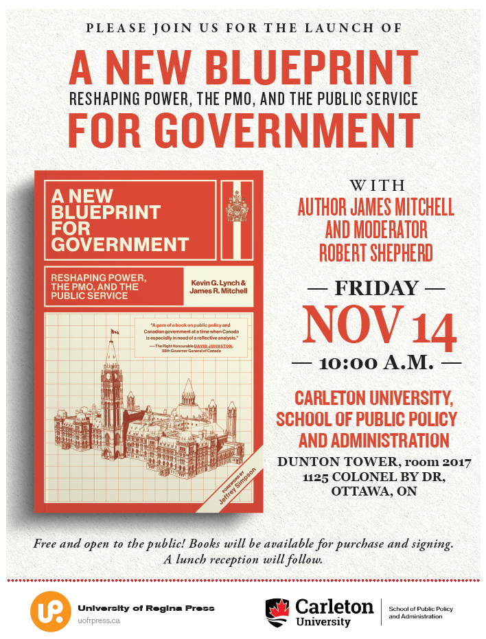 Orange and Beige poster highlighting details of the book launch