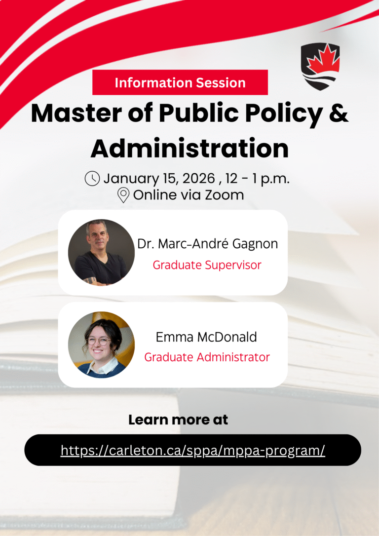 2026 Master of Public Policy and Administration Information Session ...