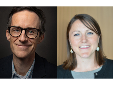 Graeme Auld and Amanda Clarke