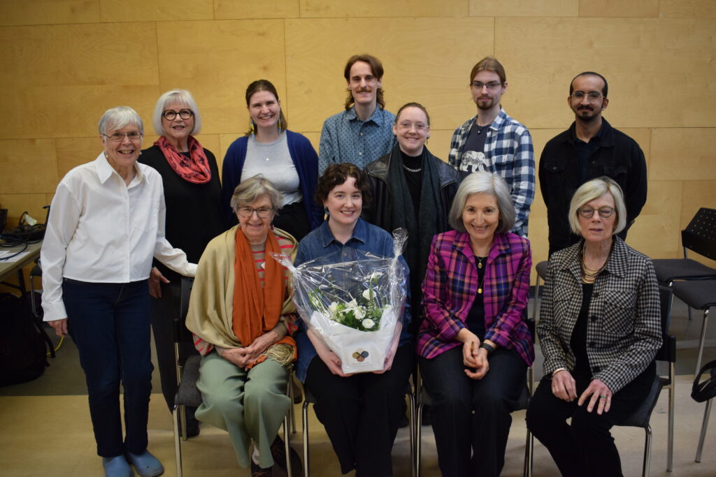 Group photo of students and seniors