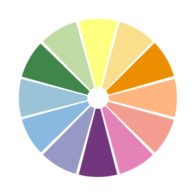 triadic colour scheme - brand colours
