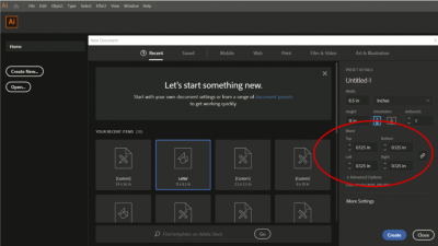 Adobe - Setting Up Document Bleed