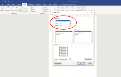 Word - Setting Up Document Bleed