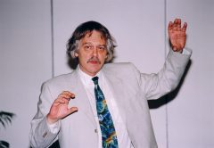 Nicolas Papadopoulos during a lecture