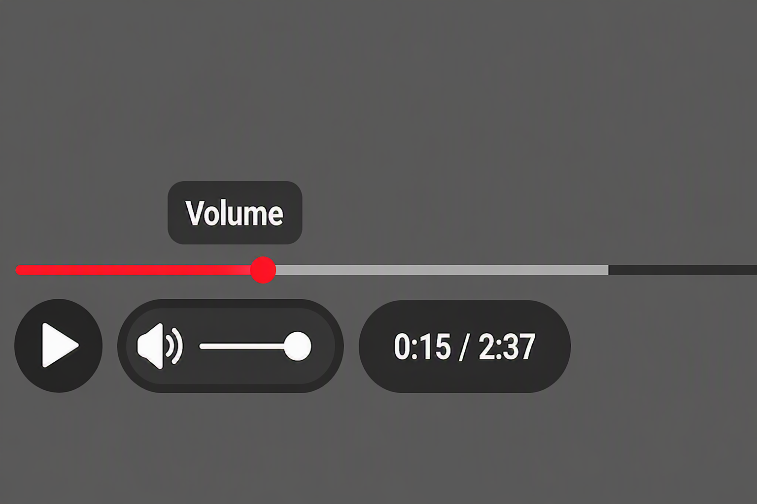 YouTube volume