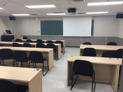 photo of empty classroom