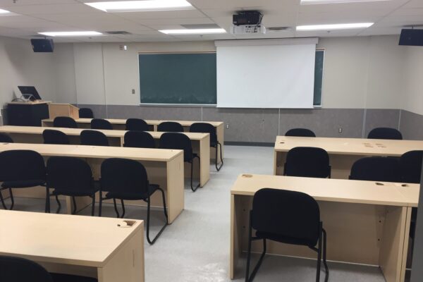 photo of empty classroom