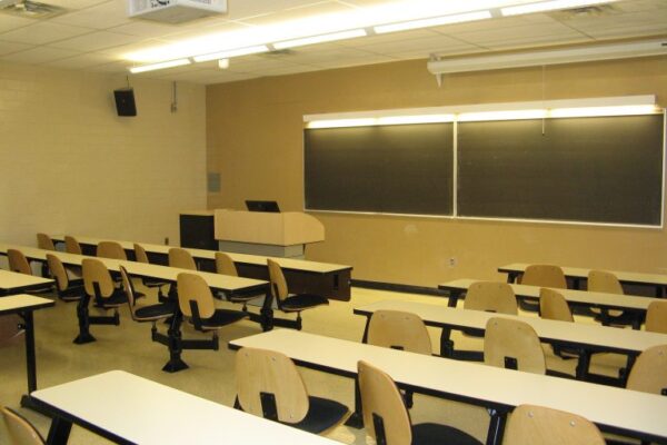 photo of empty classroom