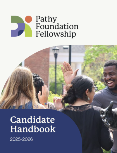 Cover of the Pathy Foundation Fellowship Candidate Handbook