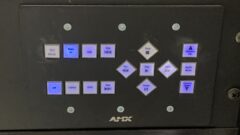 Button Push AMX panel 