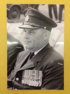 Photo of George Randall, Canadian Forces officer responsible for creating the log book
