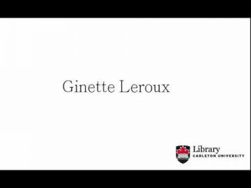 Thumbnail for: Ginette Leroux – Immigration
