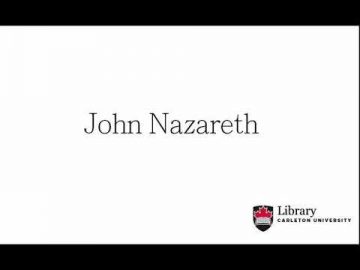 Thumbnail for: John Nazareth – Departure