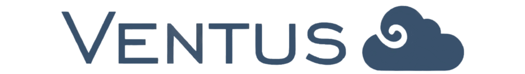 Ventus logo on white background.