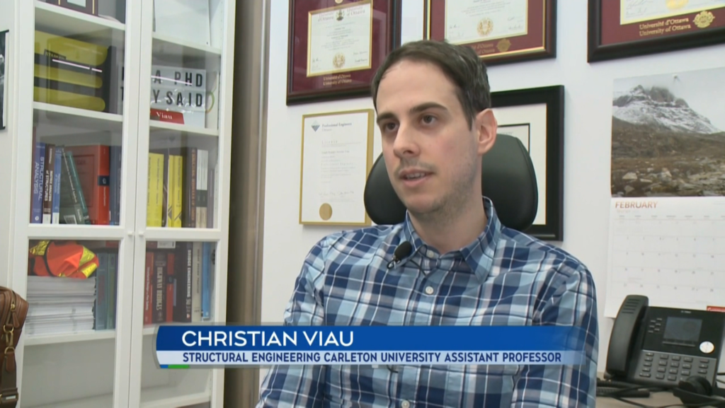 Screen capture of Dr. Viau on CTV News
