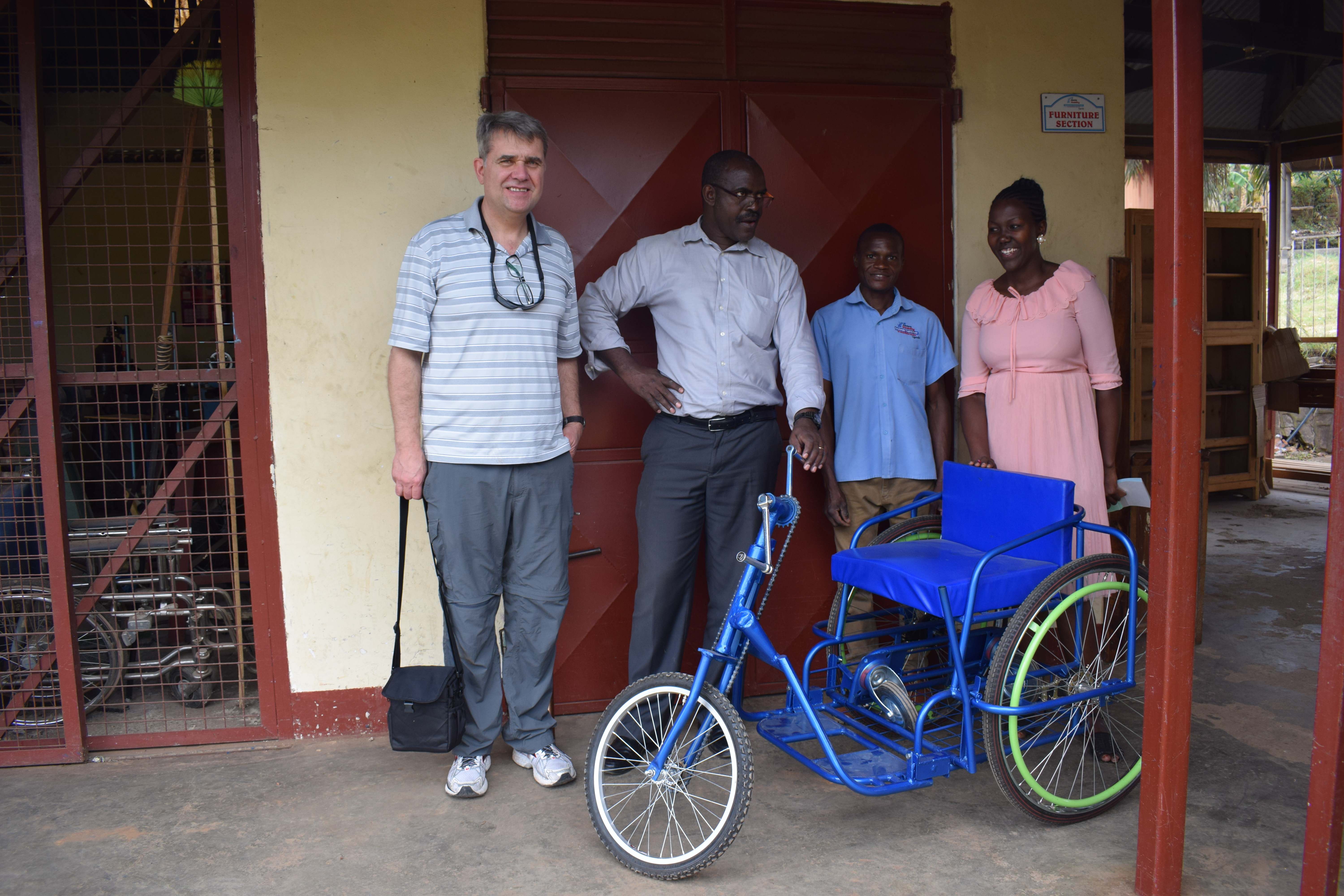 Picture of Prototype 1 - Wheelchair-tricycle.
