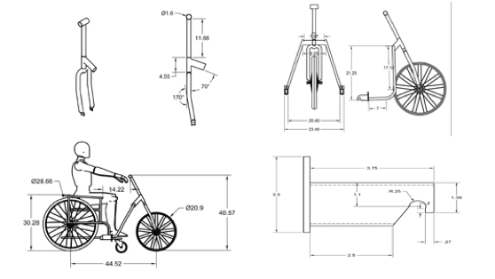 Drawings related to prototype 2. 