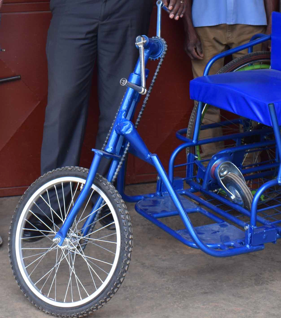 picture of prototype 2  Two-in-one Wheelchair-Tricycle 