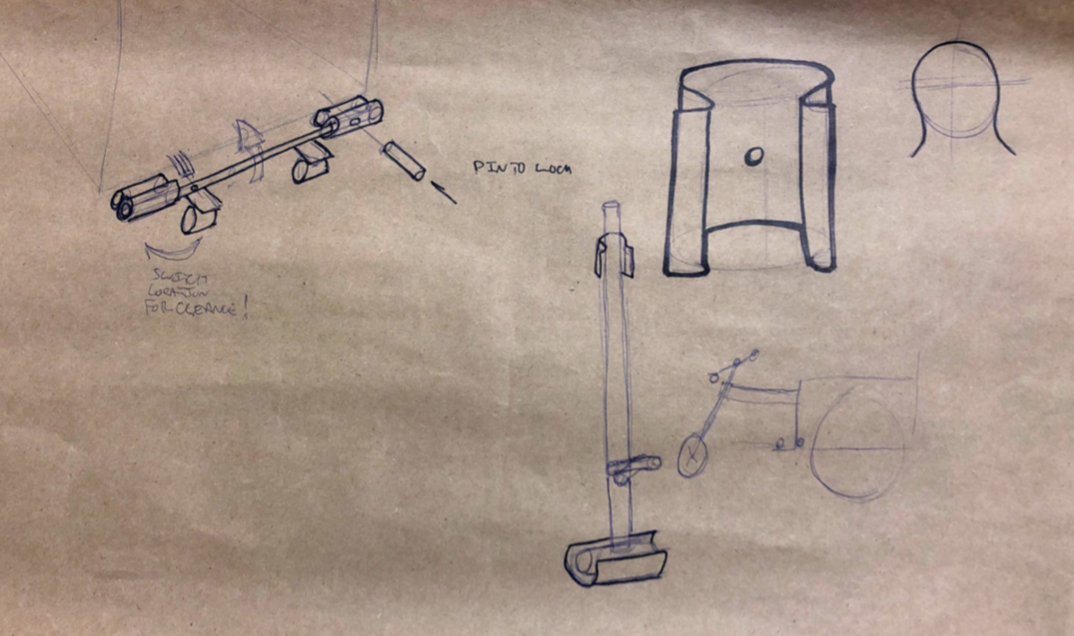 Image of Prototype 3 component sketches