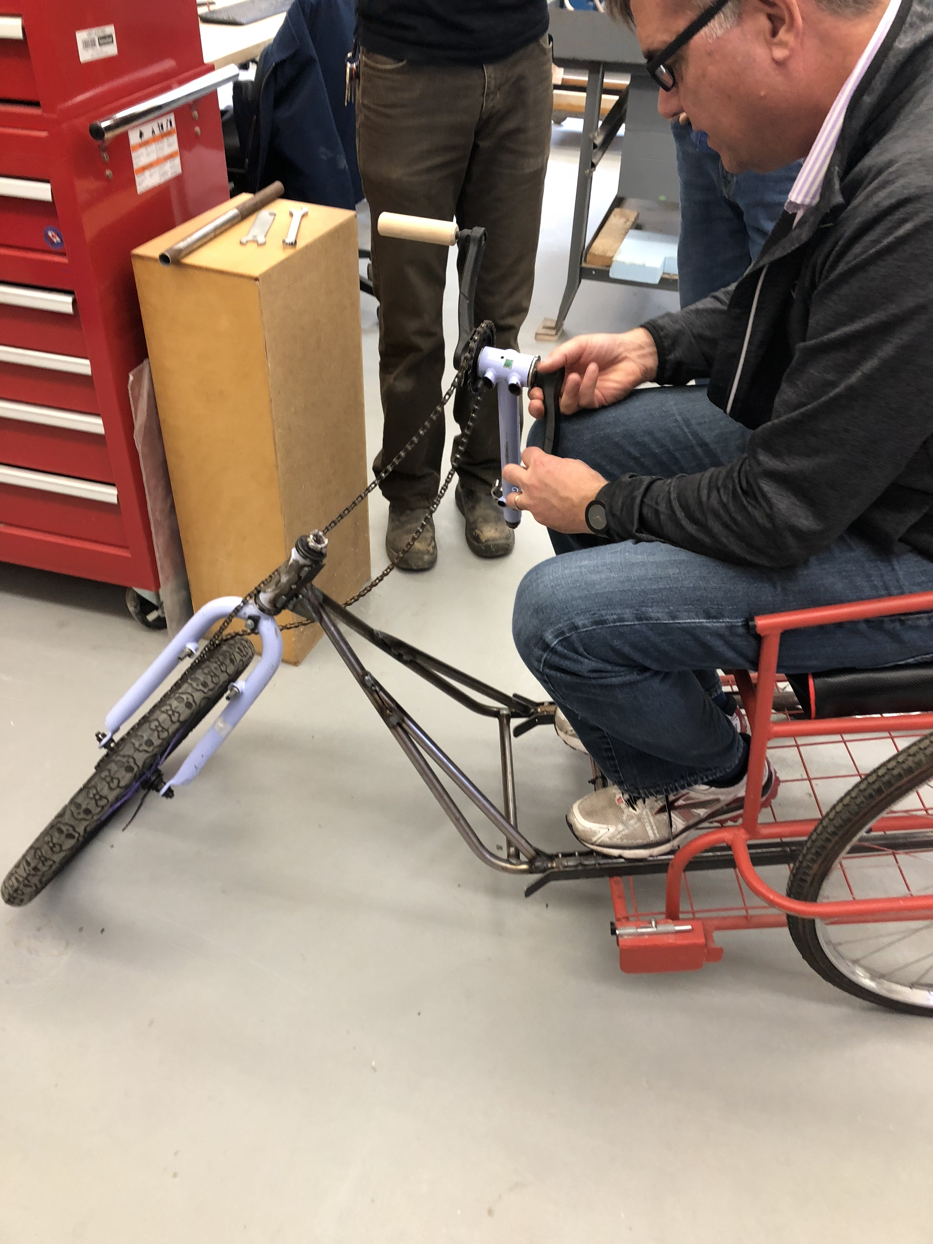 Picture of development in progress for Prototype 3