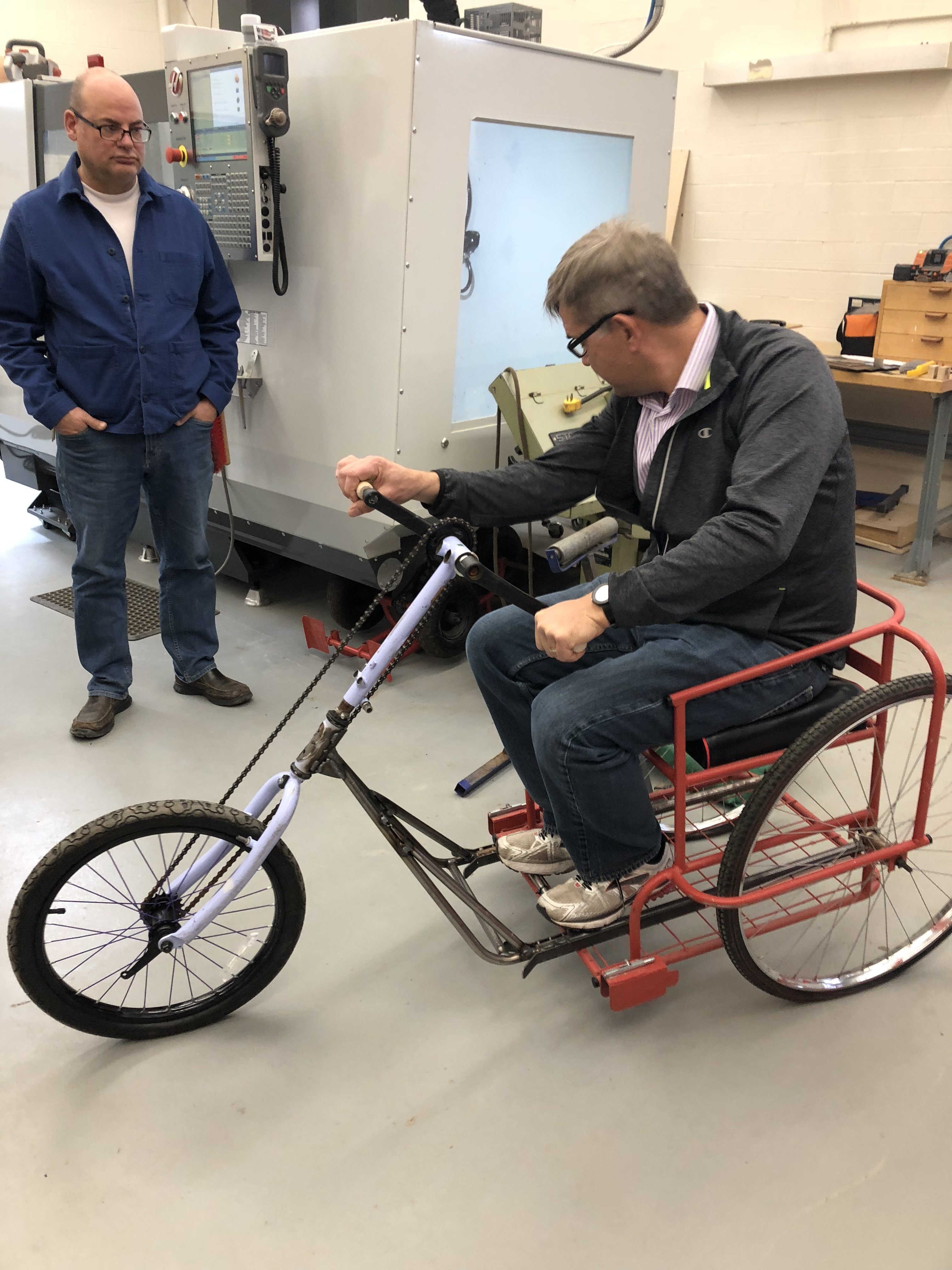 Picture of development in progress for Prototype 3