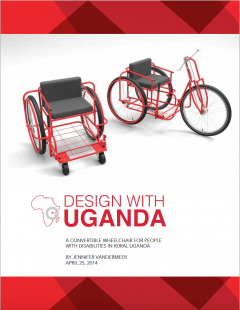Poster for Design with Uganda. 